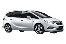 Car Hire Wallington - Vauxhall Zafira 5 + 2 - Minibus hire Wallington